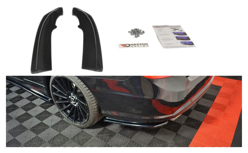 Splitter Mercedes-Benz E W207 AMG-Line Tył Boczne Gloss Black
