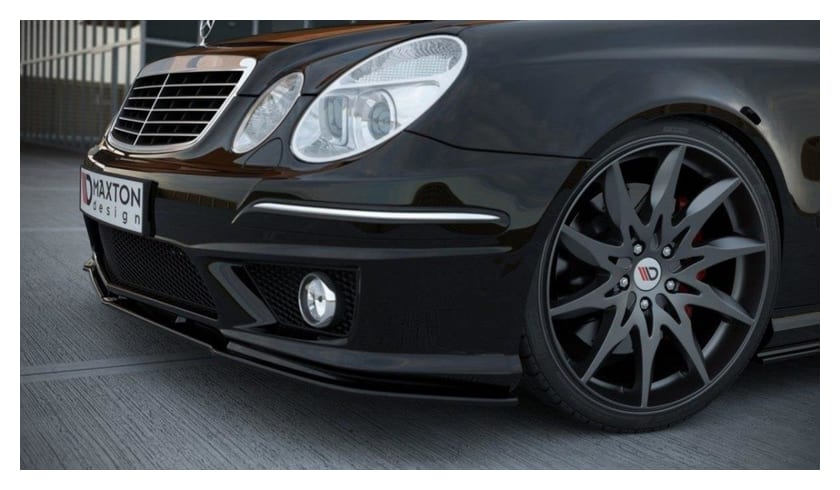 Splitter Mercedes-Benz E W211 AMG Facelift przód Gloss Black