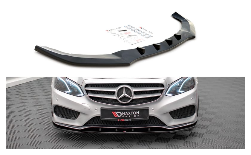 Splitter Mercedes-Benz E W212 Facelift przód v.1 Gloss Black