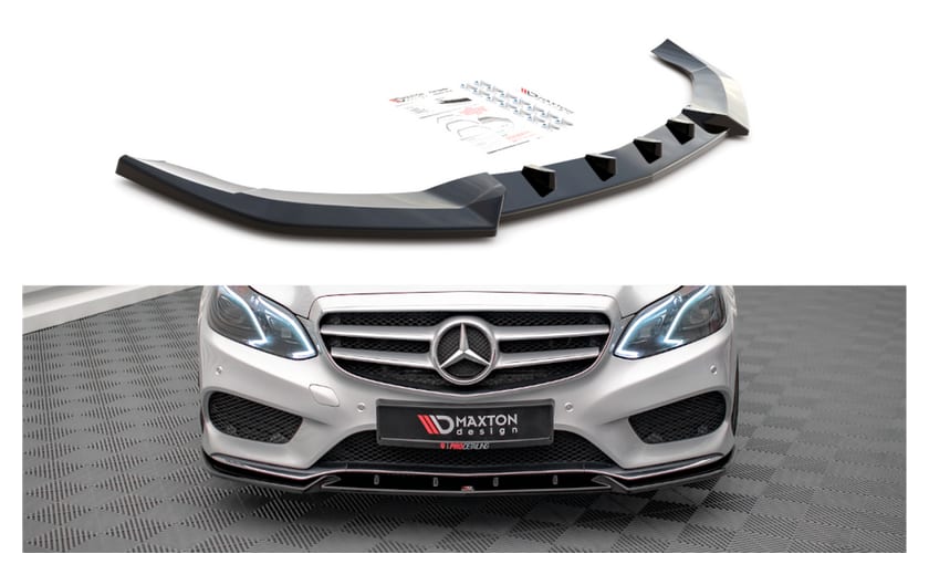 Splitter Mercedes-Benz E W212 Facelift przód v.2 Gloss Black