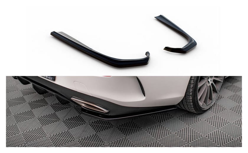 Splitter Mercedes-Benz E W213(C238) Cabriolet (A238) AMG-Line Tył Boczne Gloss Black