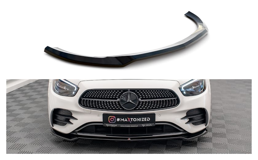 Splitter Mercedes-Benz E W213 Facelift przód v.1 Gloss Black