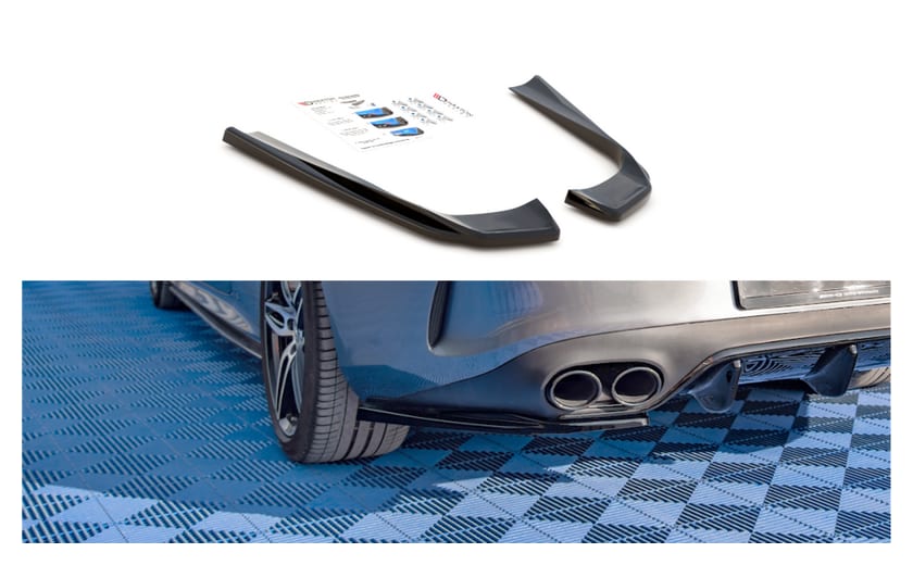 Splitter Mercedes-Benz E53 C238 Cabriolet A238 Tył Boczne Gloss Black