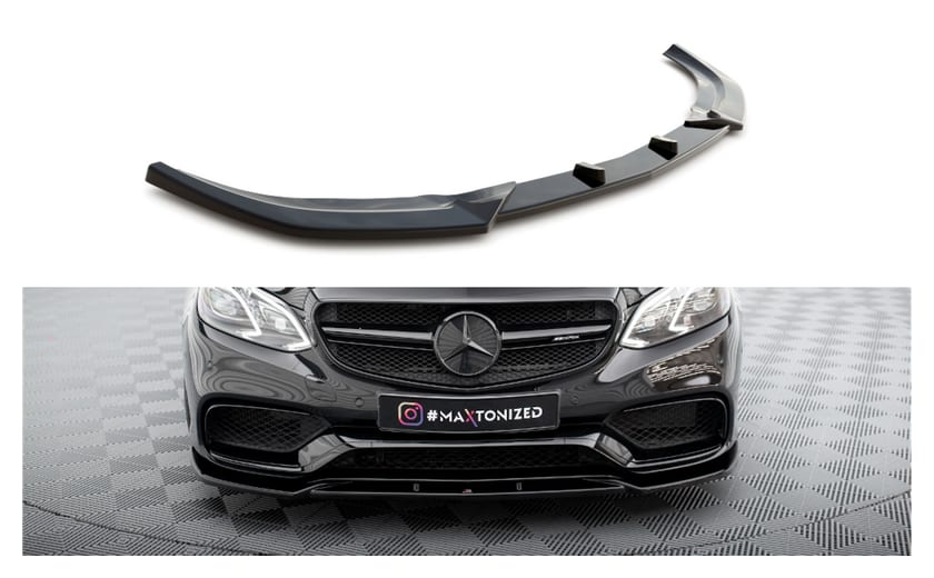 Splitter Mercedes-Benz E63 AMG W212 Facelift przód Gloss Black