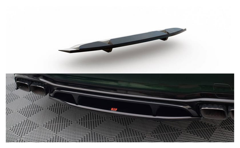 Splitter Mercedes-Benz E63 W213 Facelift Tył Środkowy z Dyfuzorem