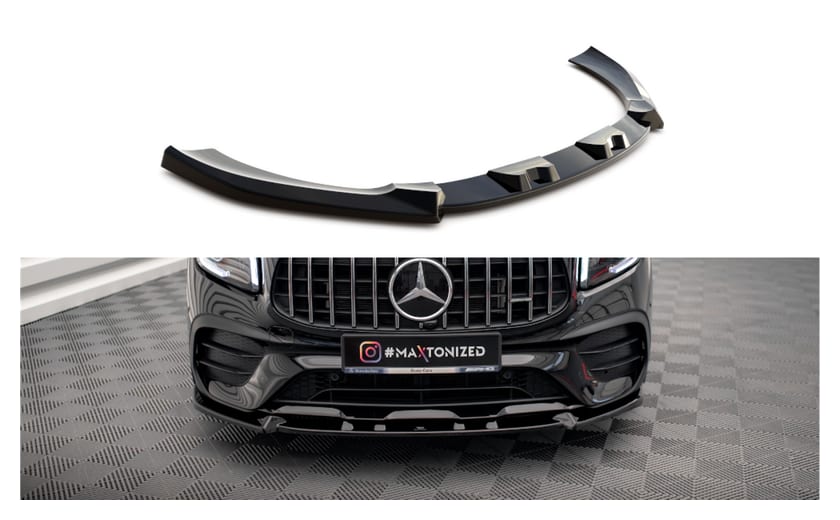 Splitter Mercedes-Benz GLB 35 X247 przód v.1 Gloss Black