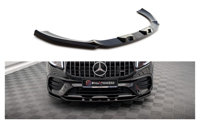 Splitter Mercedes-Benz GLB 35 X247 przód v.2 Gloss Black