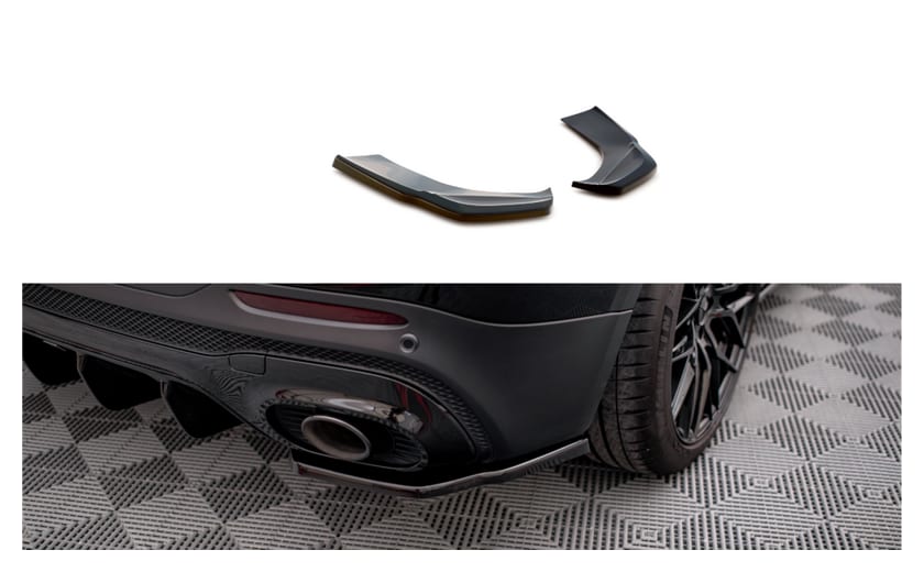 Splitter Mercedes-Benz GLB 35 X247 Tył Boczne Gloss Black