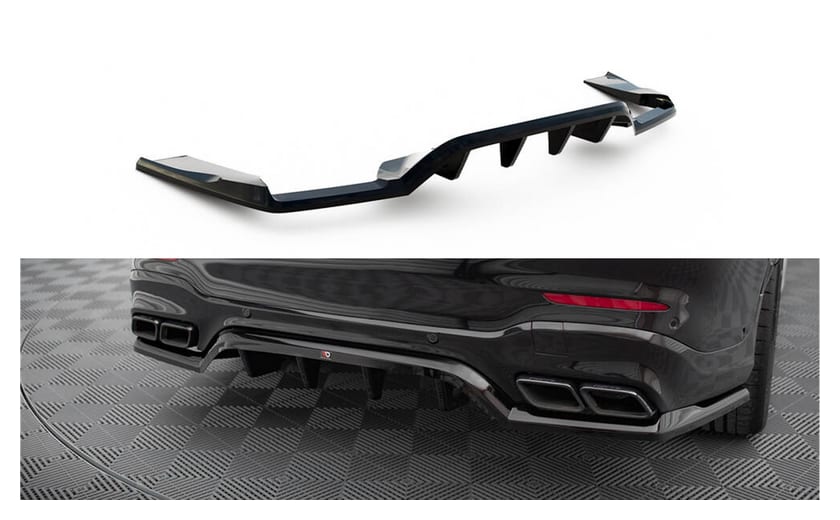 Splitter Mercedes-Benz GLC 63 SUV X253 Tył Środkowy z Dyfuzorem v.1