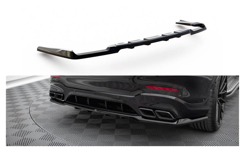 Splitter Mercedes-Benz GLC 63 SUV X253 Tył Środkowy z Dyfuzorem v.2