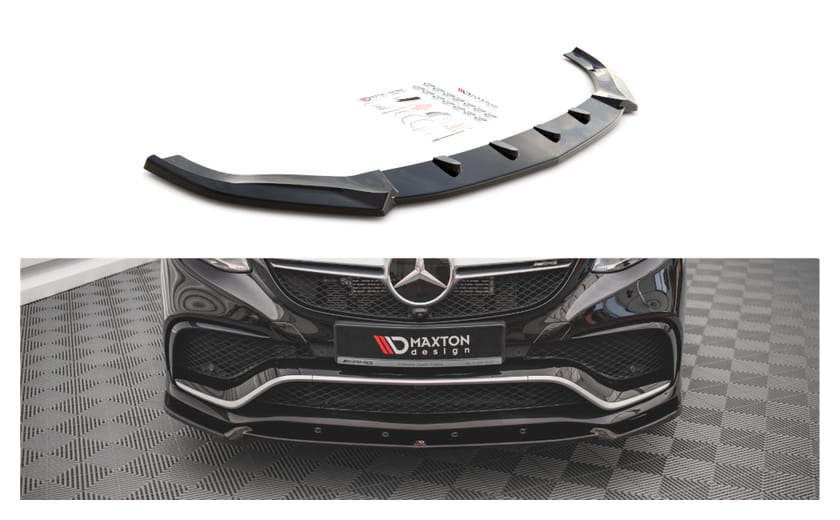 Splitter Mercedes-Benz GLE 63AMG C292 przód v.1 Gloss Black