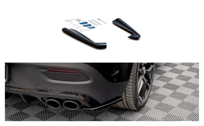 Splitter Mercedes-Benz GLE C167 Tył Boczne Gloss Black