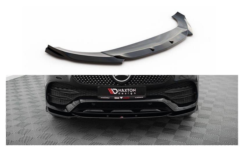 Splitter Mercedes-Benz GLE SUV C167 W167 przód Gloss Black