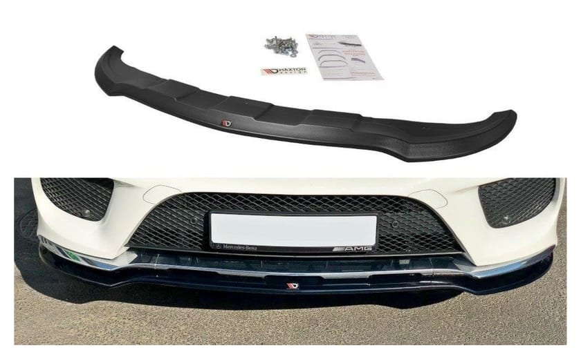 Splitter Mercedes-Benz GLE W166 AMG-Line przód v.1 Gloss Black