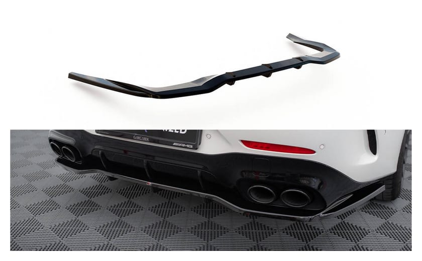 Splitter Mercedes-Benz GT 43 4 Door V8 Styling Package Tył Środkowy z Dyfuzorem