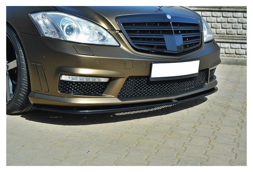 Splitter Mercedes-Benz S W221 AMG przód Gloss Black