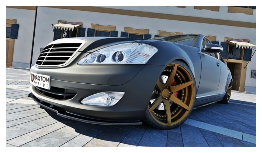Splitter Mercedes-Benz S W221 przód Gloss Black