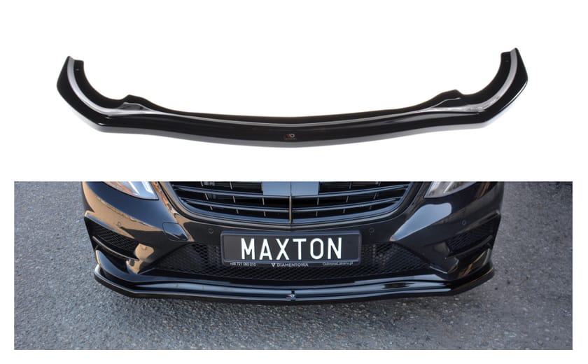 Splitter Mercedes-Benz S W222 przód v.1 Gloss Black