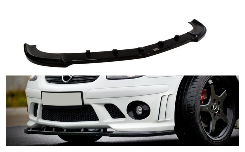 Splitter Mercedes-Benz SLK R170 przód do zderzaka AMG 204 Gloss Black