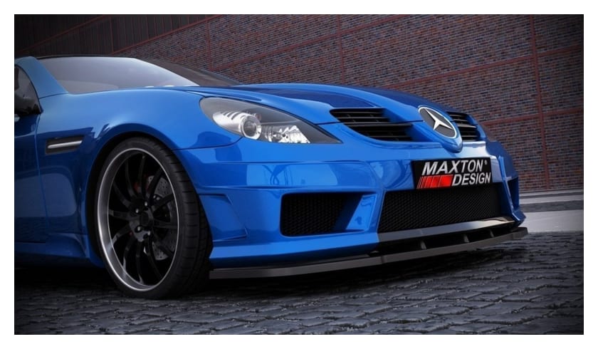 Splitter Mercedes-Benz SLK R171 przód do Me-SLK -r171-AMG172-f1 Gloss Black