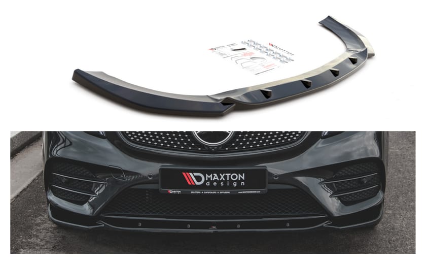 Splitter Mercedes-Benz V W447 Facelift przód v.1 Gloss Black