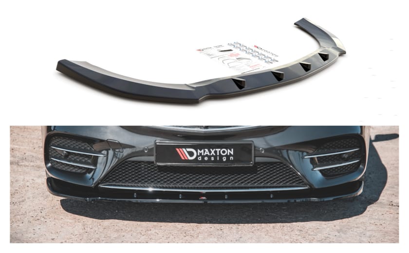 Splitter Mercedes-Benz V W447 Facelift przód v.2 Gloss Black