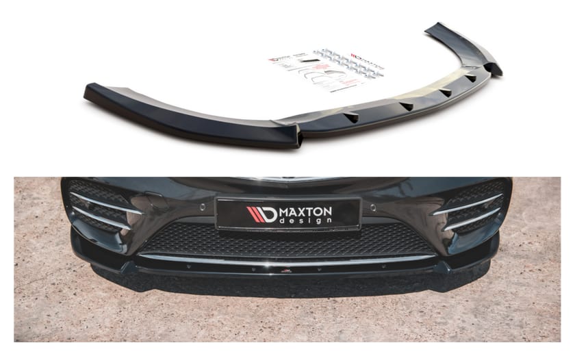 Splitter Mercedes-Benz V W447 Facelift przód v.3 Gloss Black