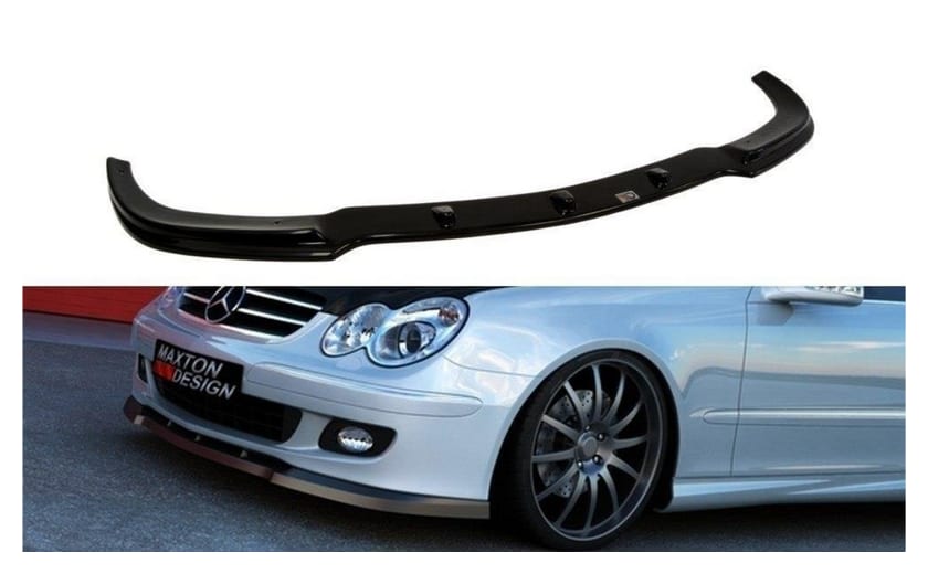 Splitter Mercedes CLK W209 Polift Przód Model do wersji standardowej Gloss Black