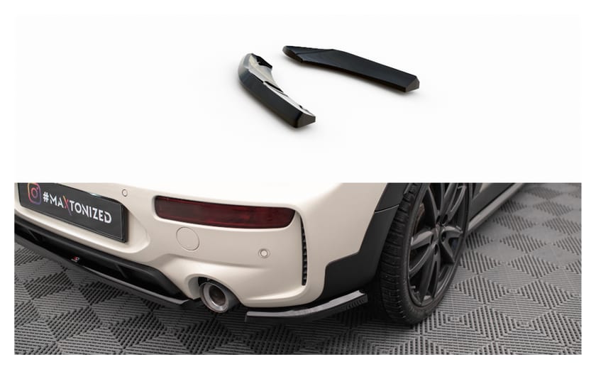 Splitter Mini Cooper Clubman John Cooper Works F54 Facelift Tył Boczne Gloss Black