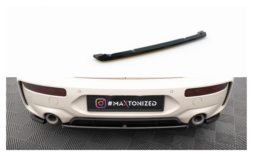 Splitter Mini Cooper Clubman John Cooper Works F54 Facelift Tył Środkowy Gloss Black