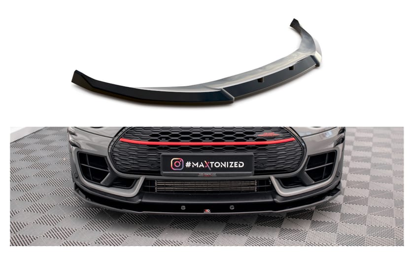 Splitter Mini Cooper Clubman John Cooper Works F54 przód v.2 Gloss Black