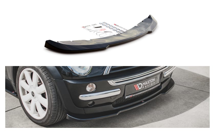 Splitter Mini Cooper One R50 przód Gloss Black
