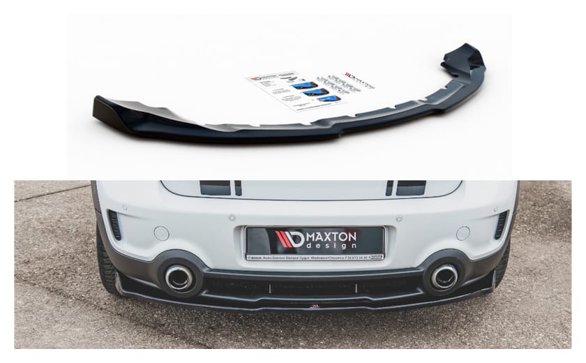 Splitter Mini Countryman I JCW Tył Środkowy Gloss Black