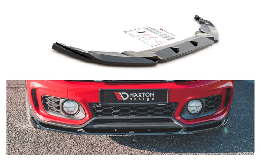 Splitter Mini Countryman II F60 JCW przód v.2 Gloss Black