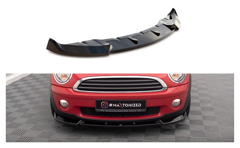Splitter Mini One R56 przód Gloss Black
