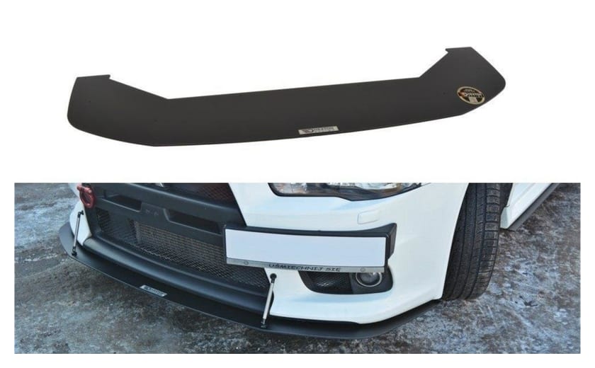 Splitter Mitsubishi Lancer Evo X przód Racing v.2