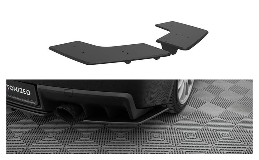 Splitter Mitsubishi Lancer EVO X Tył Boczne Street Pro Black