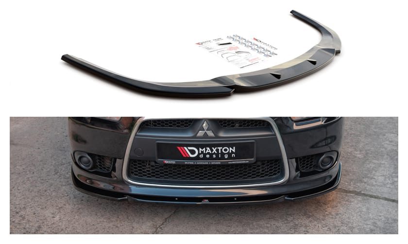 Splitter Mitsubishi Lancer Sportback VIII - przód Gloss Black