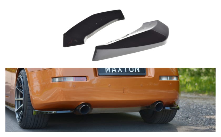Splitter Nissan 350Z Tył Boczne Gloss Black