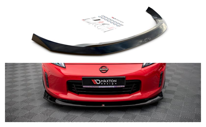 Splitter Nissan 370Z Facelift przód v.1 Gloss Black