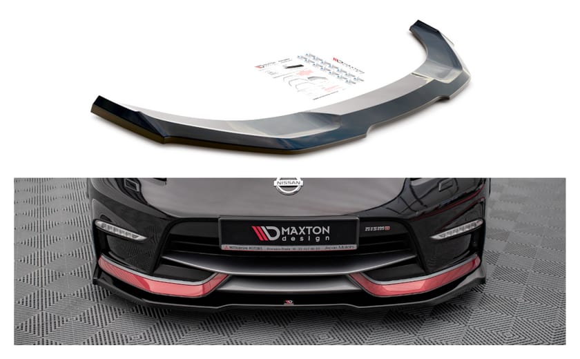Splitter Nissan 370Z Nismo Facelift przód v.1 Gloss Black