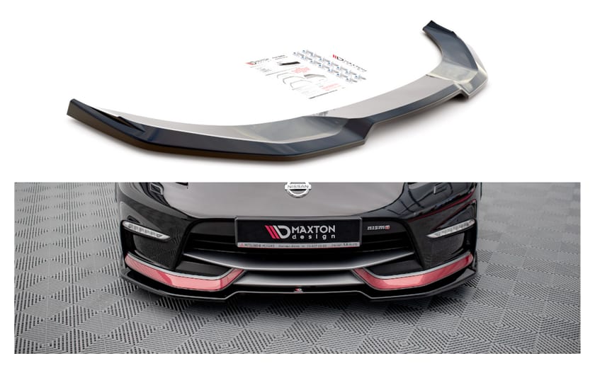 Splitter Nissan 370Z Nismo Facelift przód v.3 Gloss Black