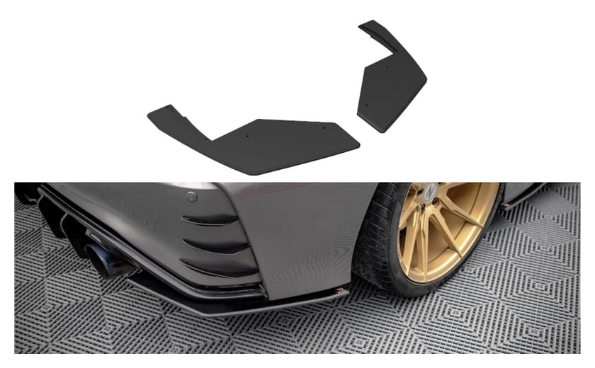 Splitter Nissan 370Z Nismo Facelift Tył Boczne Street Pro Black