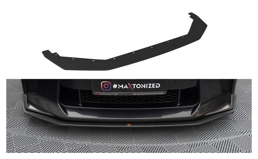 Splitter Nissan GTR R35 Facelift Przód Pro Black-Red