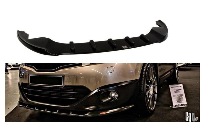 Splitter Nissan Qashqai Facelift przód Gloss Black