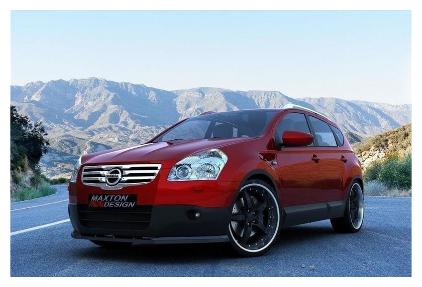 Splitter Nissan Qashqai przód Gloss Black
