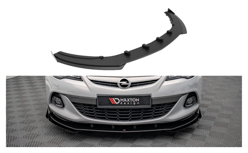 Splitter Opel Astra GTC OPC-Line J Przód Pro v.1 + flaps Black