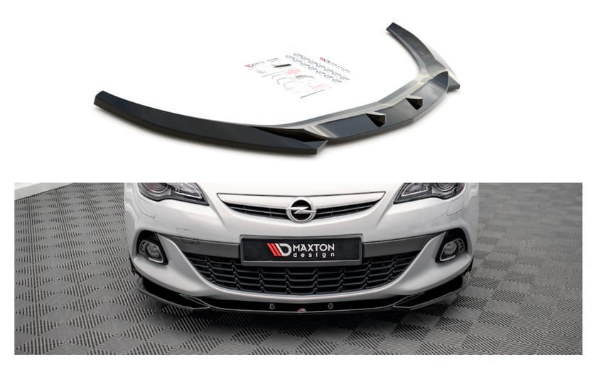 Splitter Opel Astra GTC OPC-Line J przód v.1 Gloss Black