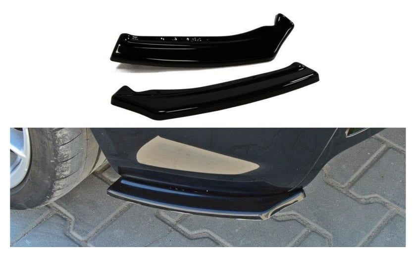 Splitter Opel Astra H (OPC VXR) Tył Boczne Gloss Black