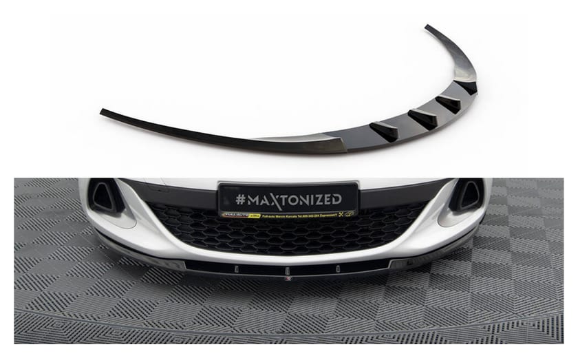 Splitter Opel Astra J OPC VXR Nurburg przód Gloss Black